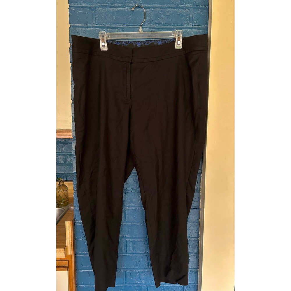 Peter Nygard Women's Black Career‎ Dress Pants Trousers Size 20 Office